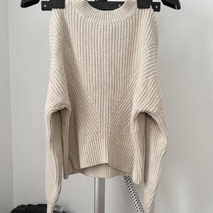Abercrombie & Fitch Cream Crew Neck Sweater